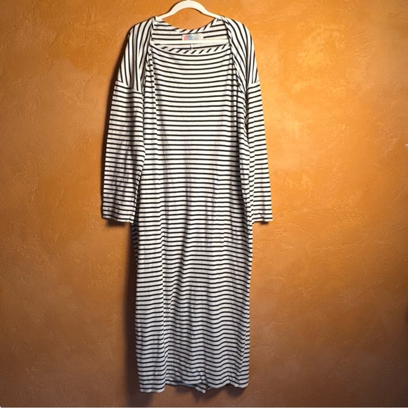 Free People Dresses & Skirts - Free People Beach Striped Long Sleeve Maxi Dress Large